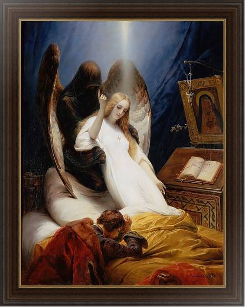 Постер Angel of the Death с типом исполнения На холсте в раме в багетной раме 1.023.151