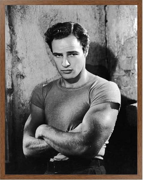 Постер Brando, Marlon (A Streetcar Named Desire) 4 с типом исполнения На холсте в раме в багетной раме 1727.4310