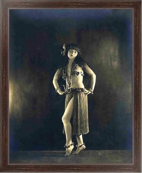 Постер Gray, Gilda с типом исполнения На холсте в раме в багетной раме 221-02