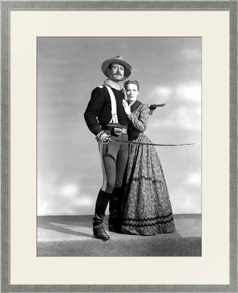 Постер Wayne, John (Rio Grande) с типом исполнения Под стеклом в багетной раме 1727.2510