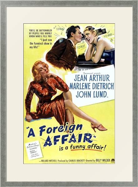 Постер Poster - A Foreign Affair с типом исполнения Под стеклом в багетной раме 1727.2510