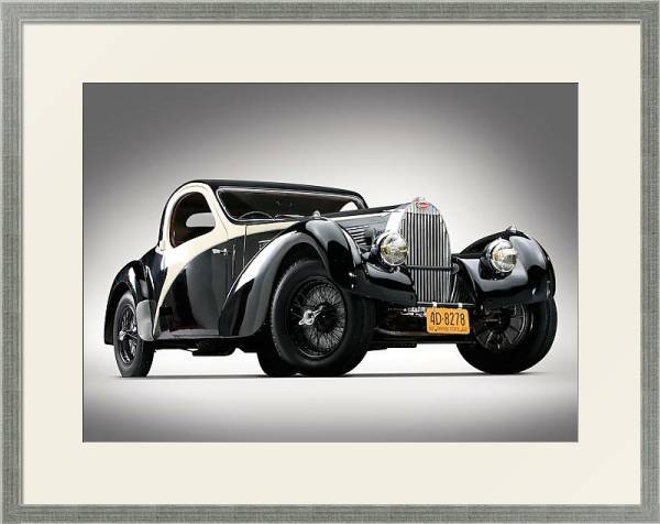Постер Bugatti Type 57C Atalante '1938 с типом исполнения Под стеклом в багетной раме 1727.2510