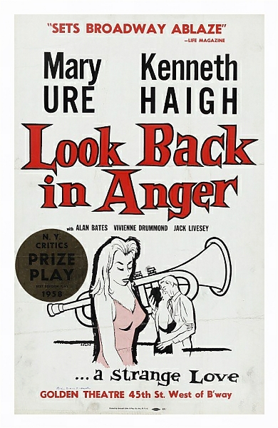 Постер Look back in anger с типом исполнения На холсте в раме в багетной раме 221-03