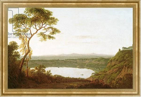 Постер Lake Albano, c.1790-92 с типом исполнения На холсте в раме в багетной раме NA033.1.051
