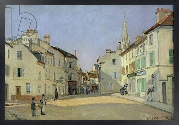 Постер Rue de la Chaussee at Argenteuil, 1872 с типом исполнения На холсте в раме в багетной раме 1727.8010