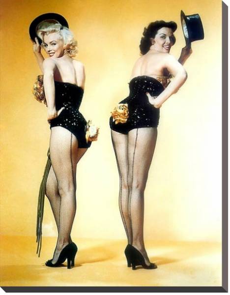 Постер Monroe, Marilyn (Gentlemen Prefer Blondes) с типом исполнения На холсте без рамы