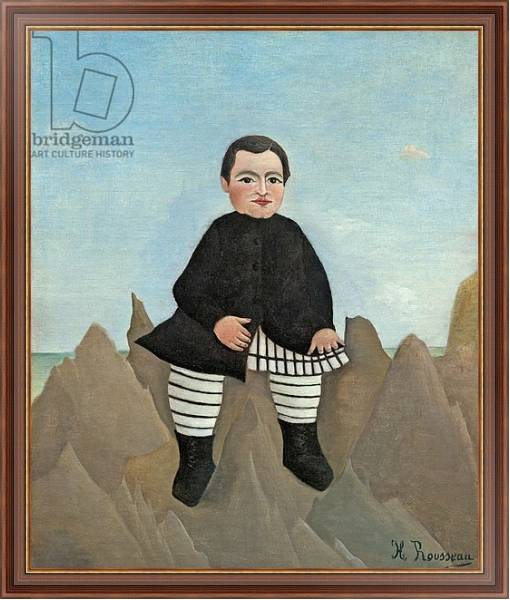 Постер Boy on the Rocks, 1895-97 с типом исполнения На холсте в раме в багетной раме 35-M719P-83