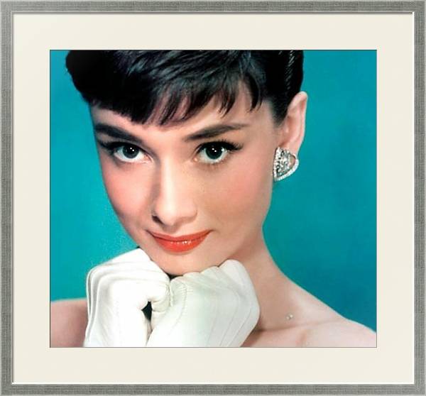 Постер Hepburn, Audrey (Sabrina) 9 с типом исполнения Под стеклом в багетной раме 1727.2510