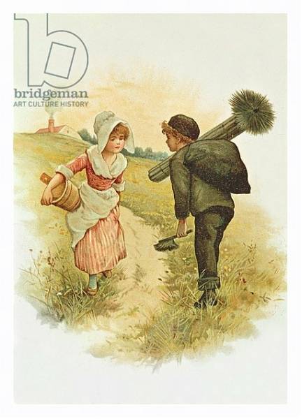 Постер Sunbeams, 1890 с типом исполнения На холсте в раме в багетной раме 221-03