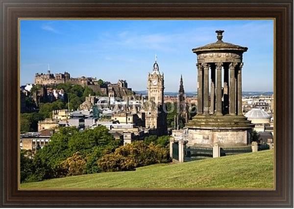 Постер Шотландия. Эдинбург 5 с типом исполнения На холсте в раме в багетной раме 1.023.151