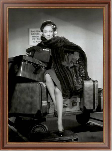 Постер Dietrich, Marlene (No Highway In The Sky) с типом исполнения На холсте в раме в багетной раме 35-M719P-83