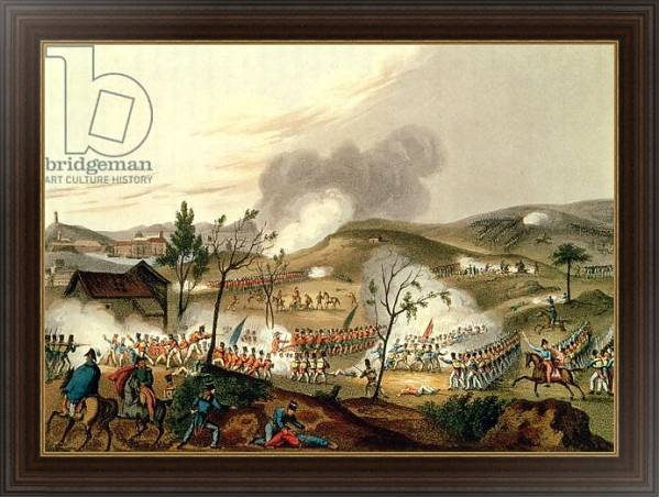 Постер The Battle of Waterloo, 18 June 1815 с типом исполнения На холсте в раме в багетной раме 1.023.151