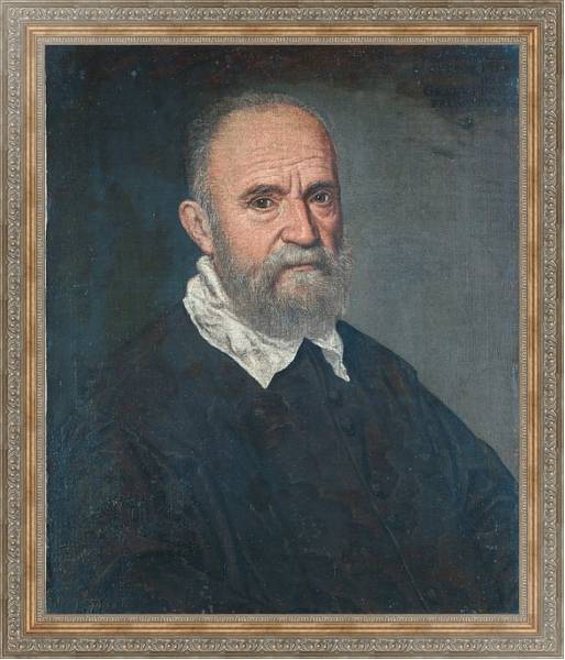 Постер Портрет мужчины с бородой с типом исполнения На холсте в раме в багетной раме 484.M48.310
