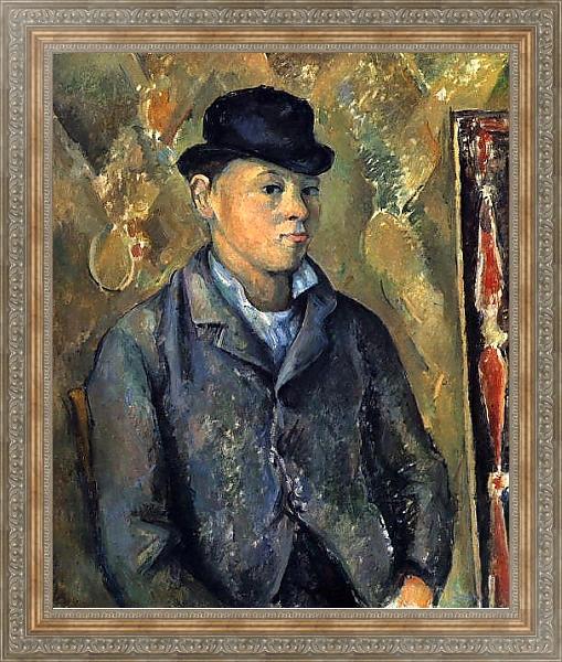 Постер Портрет сына с типом исполнения На холсте в раме в багетной раме 484.M48.310