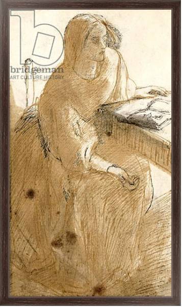 Постер Lizzie Siddal с типом исполнения На холсте в раме в багетной раме 221-02