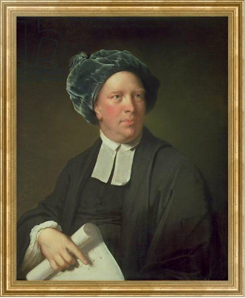 Постер Rev. John Pickering, c.1777-80 с типом исполнения На холсте в раме в багетной раме NA033.1.051