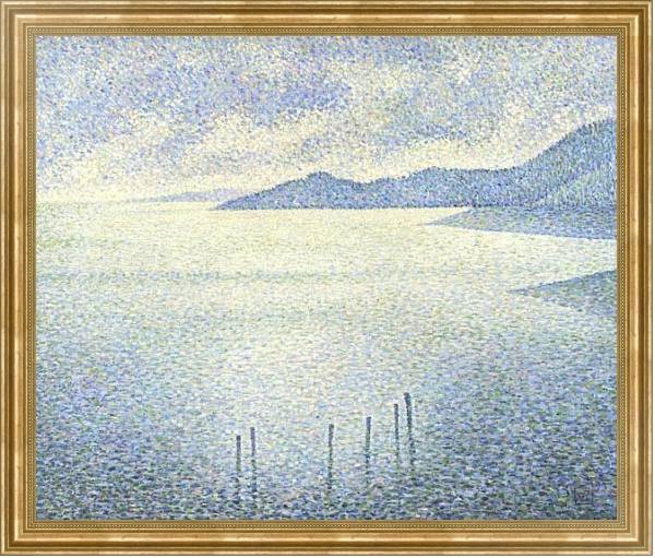 Постер Прибрежный пейзаж с типом исполнения На холсте в раме в багетной раме NA033.1.051