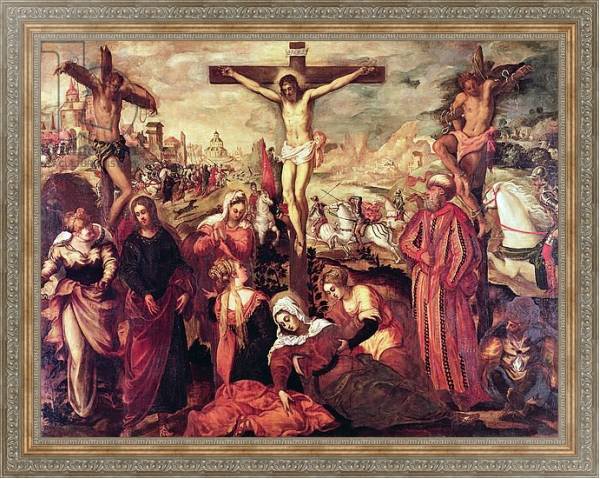 Постер Crucifixion 2 с типом исполнения На холсте в раме в багетной раме 484.M48.310