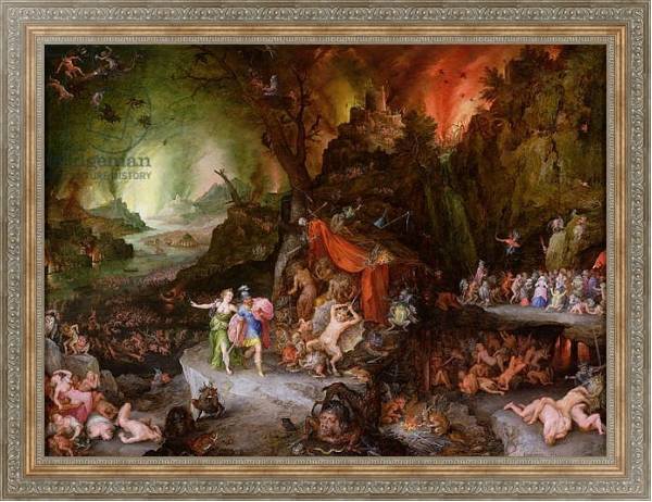 Постер Aeneas and the Sibyl in the Underworld, 1598 с типом исполнения На холсте в раме в багетной раме 484.M48.310