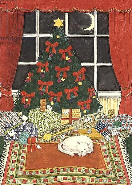 Постер Christmas Tree с типом исполнения На холсте без рамы