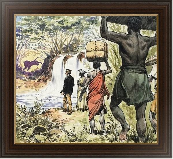 Постер Dr Livingstone in Africa 3 с типом исполнения На холсте в раме в багетной раме 1.023.151