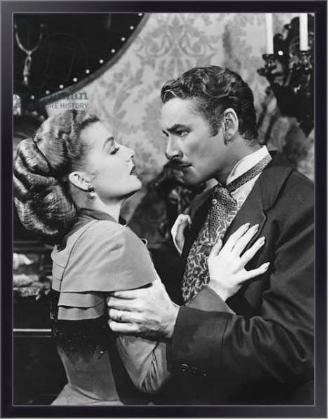 Постер Ann Sheridan And Errol Flynn 1 с типом исполнения На холсте в раме в багетной раме 221-01