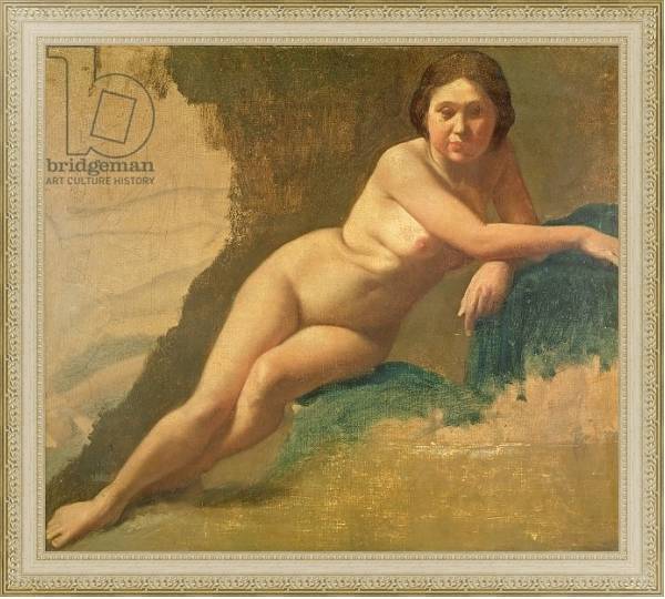 Постер Nude Study, c.1858-60 с типом исполнения На холсте в раме в багетной раме 484.M48.725