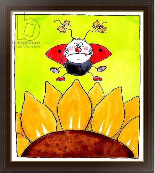 Постер Ladybird с типом исполнения На холсте в раме в багетной раме 1.023.151