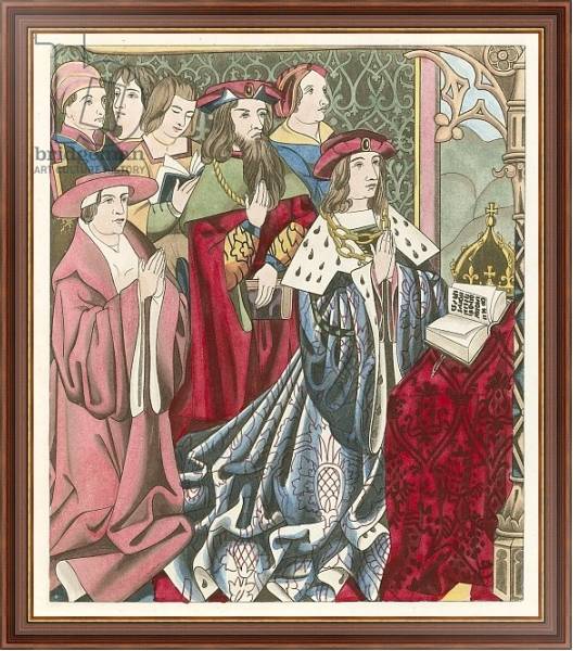 Постер Henry VI and his Court с типом исполнения На холсте в раме в багетной раме 35-M719P-83