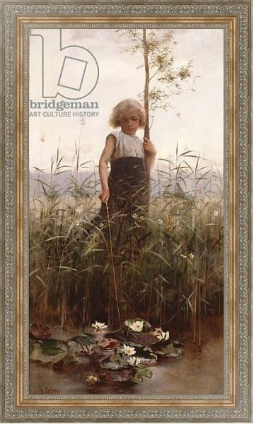 Постер The Water Lilies с типом исполнения На холсте в раме в багетной раме 484.M48.310