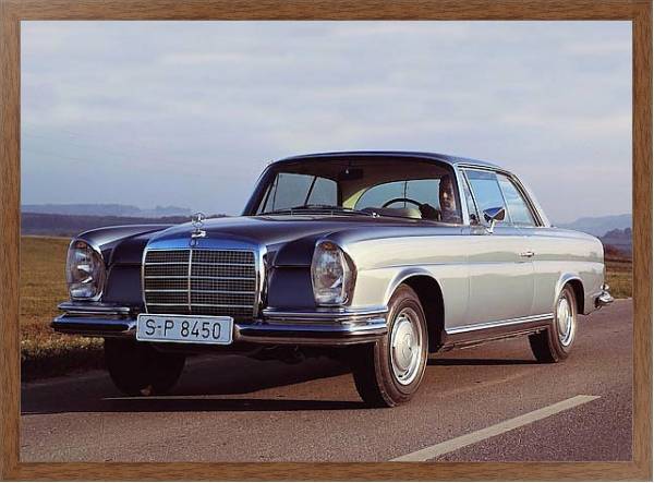 Постер Mercedes-Benz 280SE Coupe (W111W112) '1968–71 с типом исполнения На холсте в раме в багетной раме 1727.4310