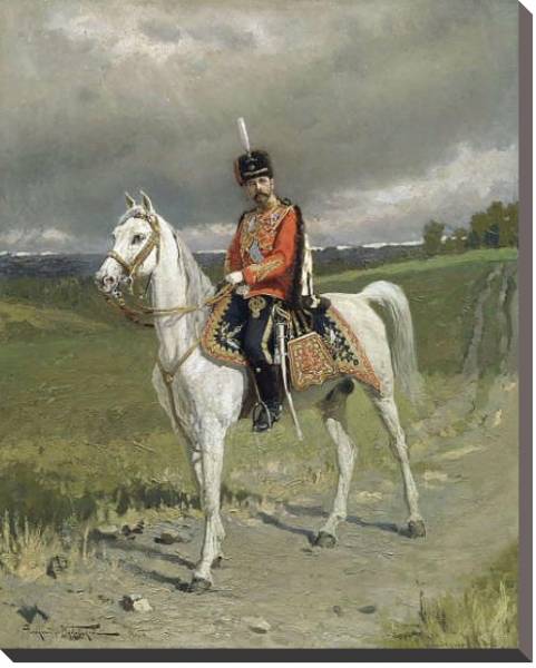 Постер Император Николай II с типом исполнения На холсте без рамы