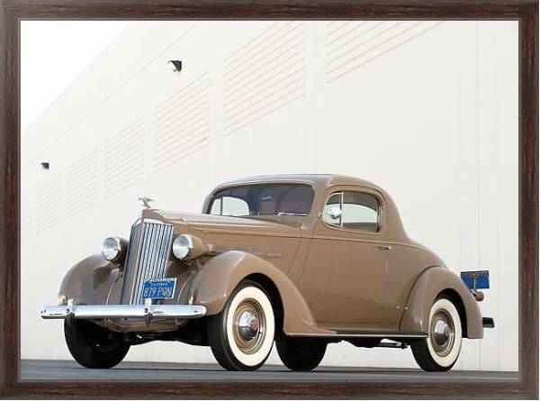 Постер Packard Six Coupe '1937 с типом исполнения На холсте в раме в багетной раме 221-02