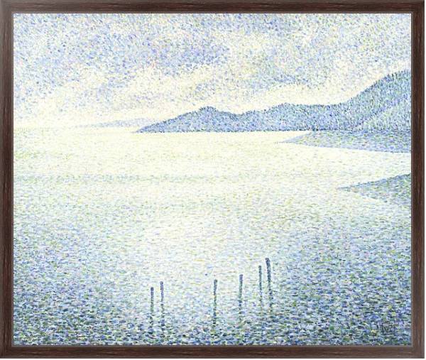 Постер Прибрежный пейзаж с типом исполнения На холсте в раме в багетной раме 221-02
