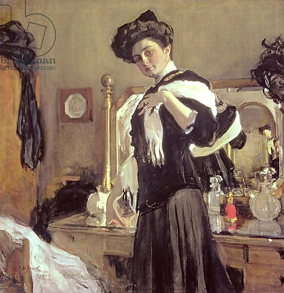 Постер Portrait of Henrietta Girshmann, 1907 с типом исполнения На холсте без рамы