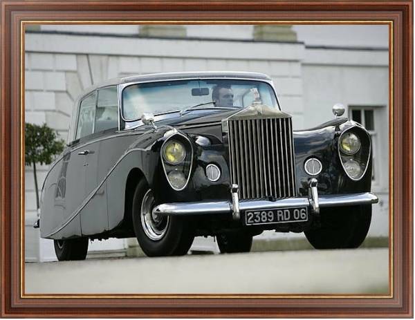 Постер Rolls-Royce Silver Wraith ''Perspex Top'' Saloon by Hooper & Co '1951–59 с типом исполнения На холсте в раме в багетной раме 35-M719P-83