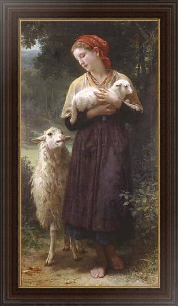 Постер Пастушка 2 с типом исполнения На холсте в раме в багетной раме 1.023.151