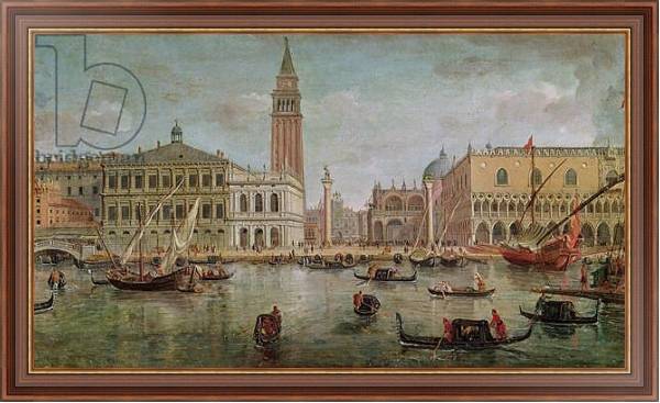 Постер View of Venice, 1719 с типом исполнения На холсте в раме в багетной раме 35-M719P-83