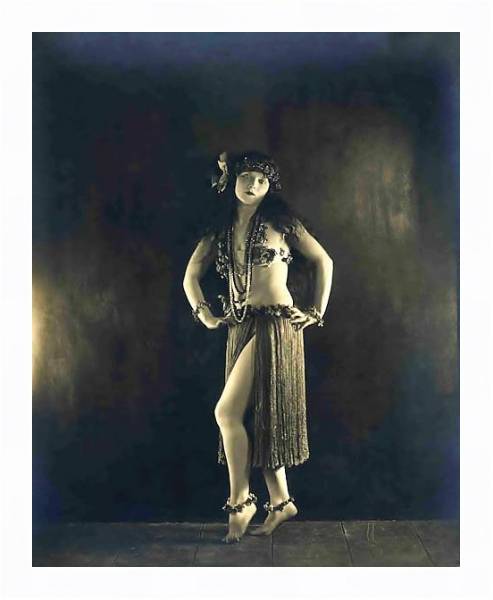 Постер Gray, Gilda с типом исполнения На холсте в раме в багетной раме 221-03