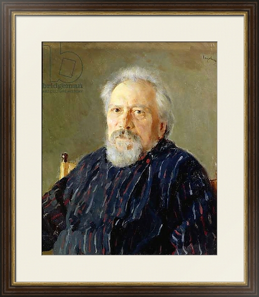 Постер Portrait of Nikolay Leskov 1 с типом исполнения Под стеклом в багетной раме 1.023.036