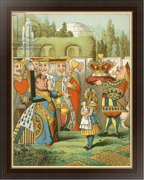 Постер The Queen said severely 'Who is this?' from Alice's Adventures in Wonderland с типом исполнения На холсте в раме в багетной раме 1.023.151