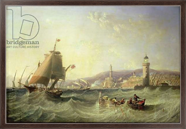 Постер Genoa, 1862 с типом исполнения На холсте в раме в багетной раме 221-02