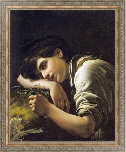Постер Молодой садовник. 1817 с типом исполнения На холсте в раме в багетной раме 484.M48.310