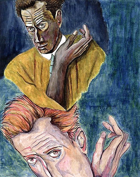 Постер Egon Schiele - Ego-Ideal с типом исполнения На холсте без рамы