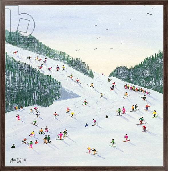 Постер Ski-vening, 1995 с типом исполнения На холсте в раме в багетной раме 221-02