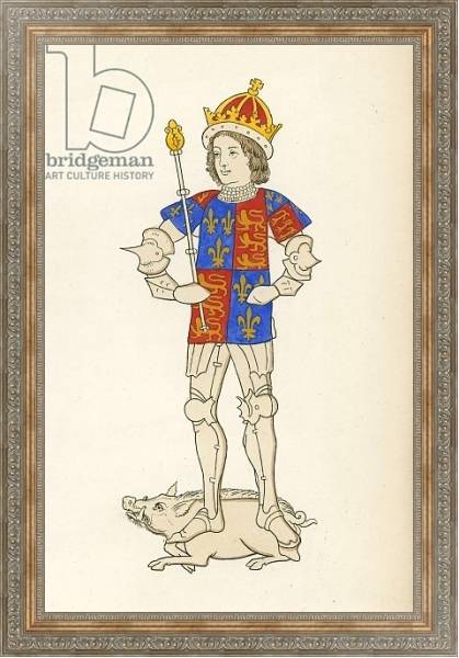 Постер King Richard III, 1483-85 с типом исполнения На холсте в раме в багетной раме 484.M48.310