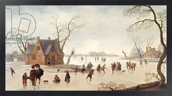 Постер Winter Scene 4 с типом исполнения На холсте в раме в багетной раме 1727.8010