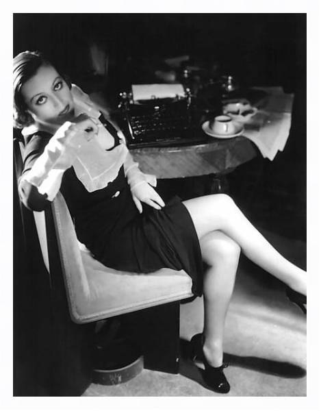 Постер Crawford, Joan (Grand Hotel) с типом исполнения На холсте в раме в багетной раме 221-03