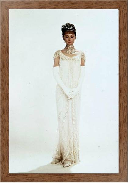 Постер Хепберн Одри 152 с типом исполнения На холсте в раме в багетной раме 1727.4310