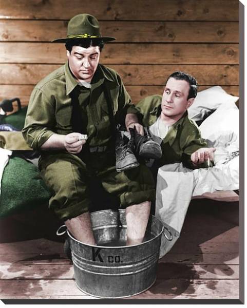 Постер Abbott & Costello (Buck Privates) 2 с типом исполнения На холсте без рамы